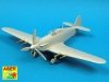 Aber A72010 Armament for British fighter Hurricane Mk.II; Hispano 20mm x 4 (1:72)